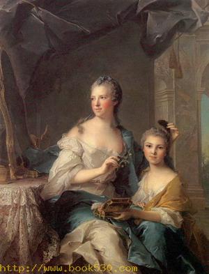Madame Marsollier and Her Daughter 1749
