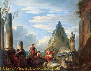 Roman Ruins with Figures 1730