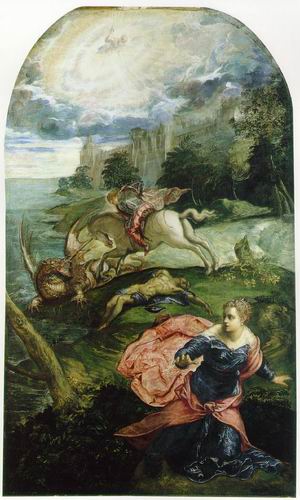 Saint George and the Dragon 1555-58