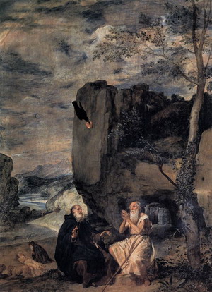 St Anthony Abbot and St Paul the Hermit c. 1635