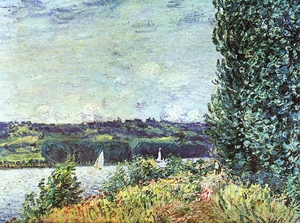 The Banks of the Seine, Wind Blowing, 1894