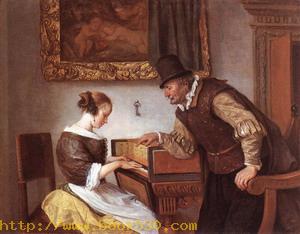 The Harpsichord Lesson c. 1660