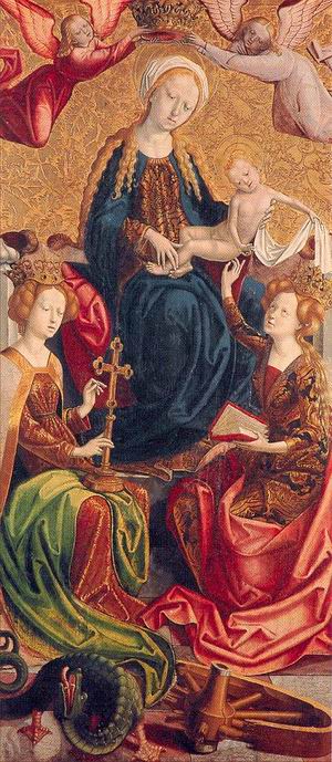 The Virgin and Child with Saints Margaret and Catherine 1500