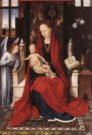 Virgin Enthroned with Child and Angel c. 1480