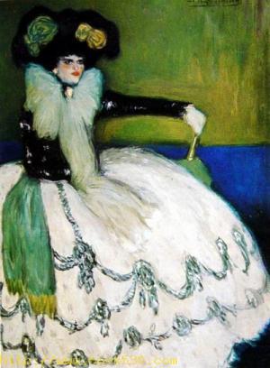 Woman in Blue