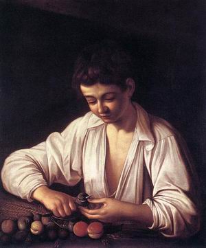 Boy Peeling a Fruit c. 1593