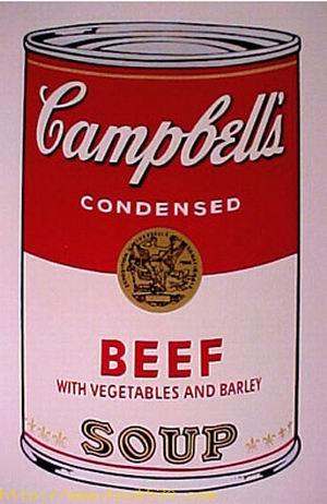 Campbells Soup Beef 1968