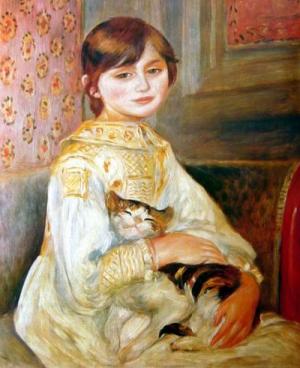 Child with Cat (Julie Manet),1887