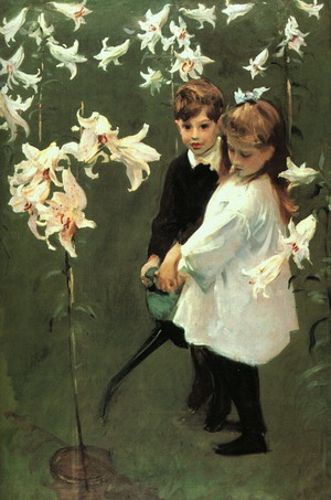 Garden Study of the Vickers Children, 1884