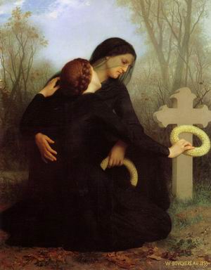 Le jour des morts (All Saints Day) 1859