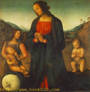 Madonna, an Angel and Little St John Adoring the Child 1495-1500