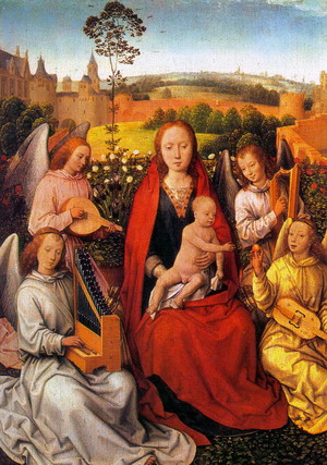 Mary in the Rose Bower 1480