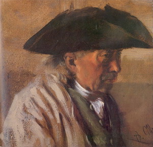 Peasant with a Three-Cornered Hat 1850-60