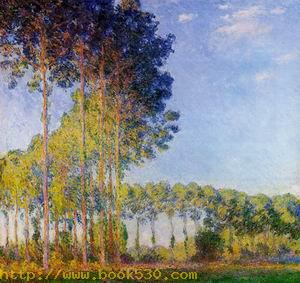 Poplars on the Banks of the River Epte Seen from the Marsh 1891-1892