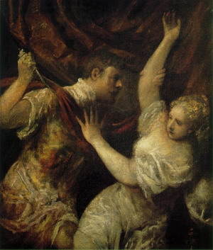 Rape of Lucretia (Tarquin and Lucretia) c.1570-76