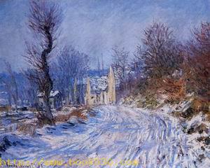 Road to Giverny in Winter 1885
