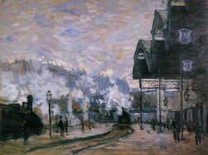 Saint-Lazare Station the Western Region Goods Sheds 1877