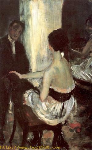 Seated Actress with Mirror 1903