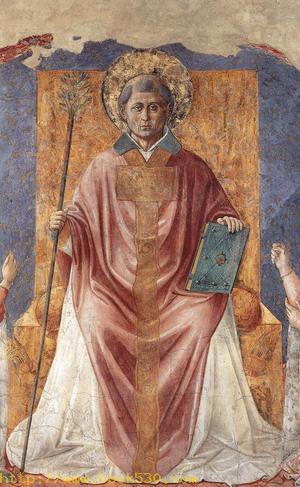 St Fortunatus Enthroned 1450