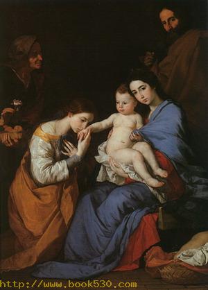 The Holy Family with Saints Anne &amp; Catherine of Alexandria