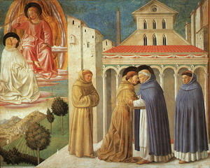 The Meeting of Saint Francis and Saint Dominic, 1452