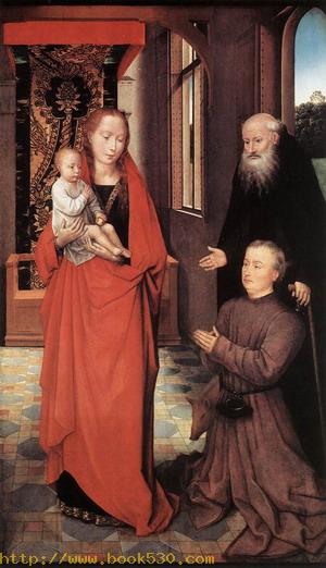 Virgin and Child with St Anthony the Abbot and a Donor 1472
