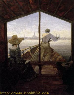 A Gondola on the Elbe near Dresden 1827