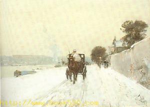 Along the Seine, Winter 1887