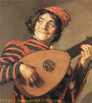 Buffoon Playing a Lute c. 1623