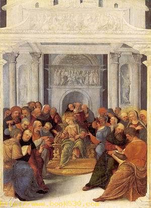 Christ Disputing with the Doctors 1525