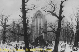 Cloister Cemetery in the Snow 1817-19