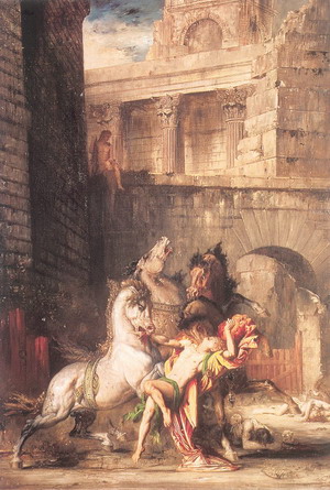 Diomedes Devoured by his Horses 1865