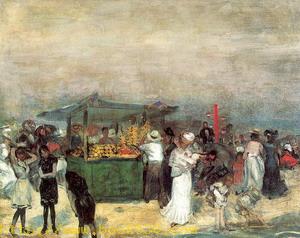 Fruit Stand, Coney Island 1898