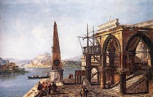 Imaginative View with Obelisk c. 1735