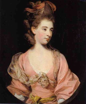 Lady in Pink, said to be Mrs. Elizabeth Sheridan