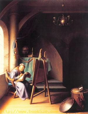 Man Writing by an Easel 1631-31