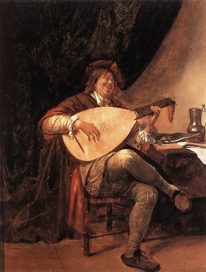 Self-Portrait as a Lutenist 1660-63