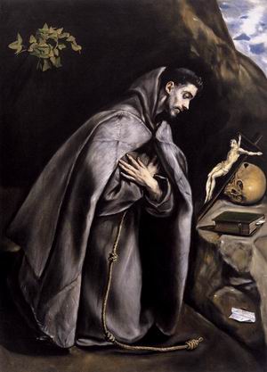 St Francis Meditating c. 1595