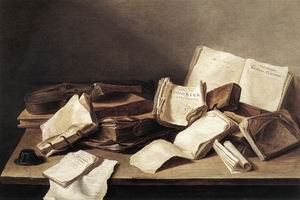 Still-Life of Books 1628