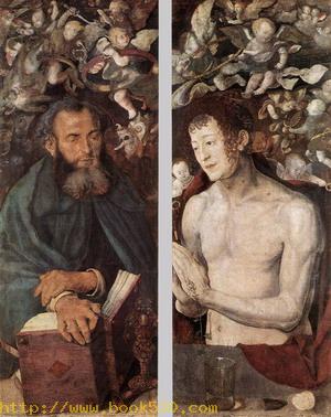 The Dresden Altarpiece (side wings) 1496