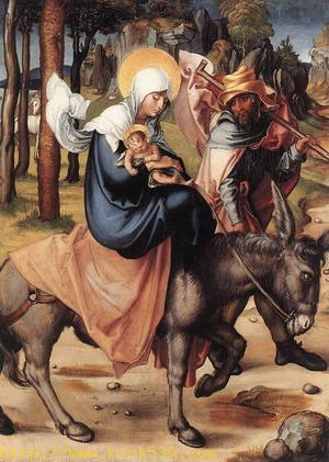 The Seven Sorrows of the Virgin, The Flight into Egypt c. 1496