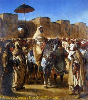 The Sultan of Morocco and his Entourage 1845