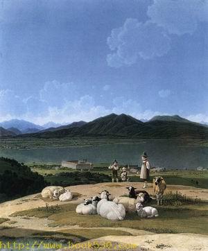 View of Lake Tegern 1833