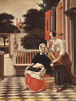 Woman and Maid c. 1657