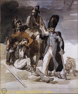 Wounded Soldiers Retrating from Russia c. 1814