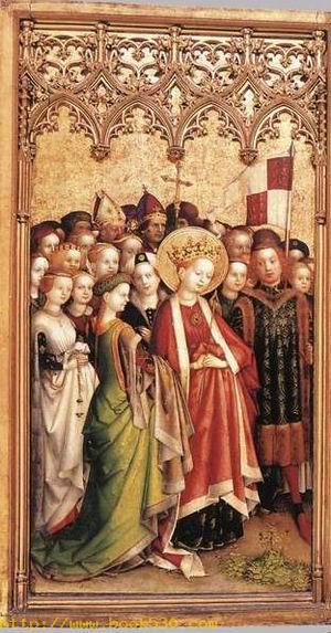 Altarpiece of the Patron Saints of Cologne (left wings) 1440s