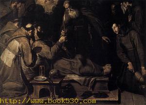 Death of St Francis 1593