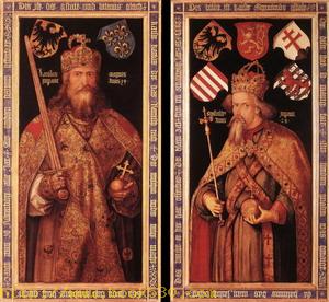 Emperor Charlemagne and Emperor Sigismund c. 1512