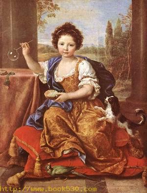 Girl Blowing Soap Bubbles 1674