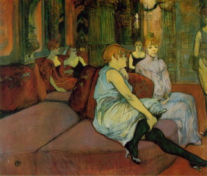 In the Salon of the Rue des Moulins c. 1894